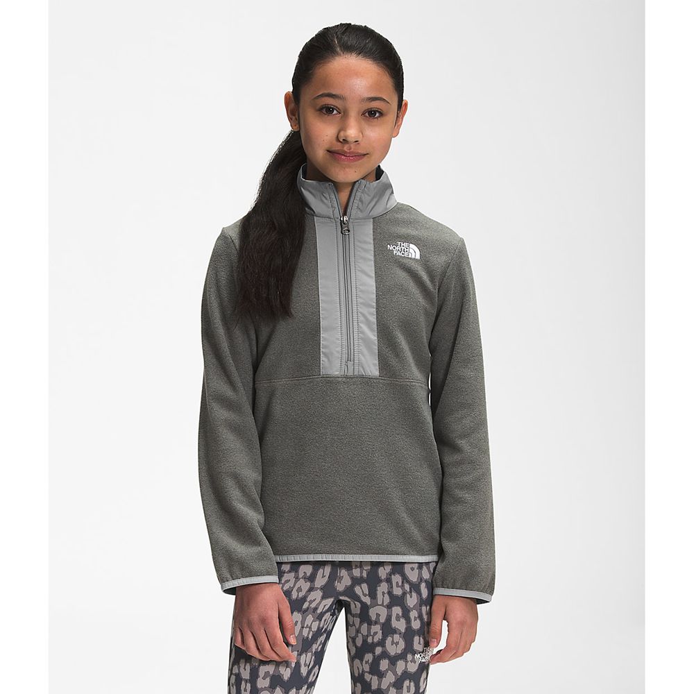 The North Face Pullover Youth Australia - The North Face Glacier ¼ Zip Grey (ZRF-135286)